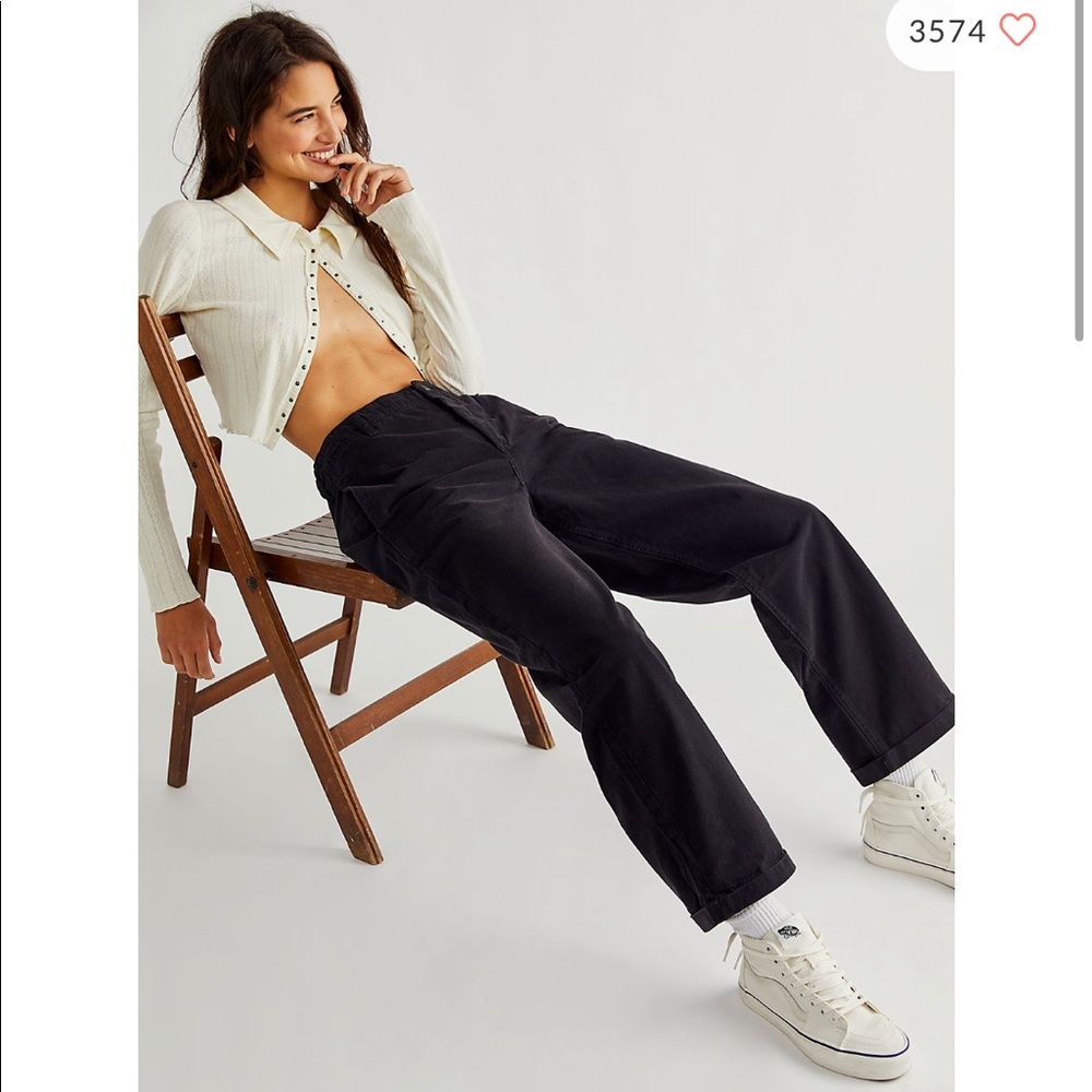 Free People Relaxed Boyfriend Chino Pants *NEW*